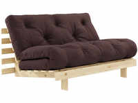 Karup Design ROOTS Schlafsofa - raw/brown - Sofa: 140x105x85 cm, Bett: 200x140x20 cm