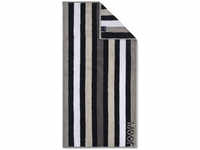 JOOP! Tone Stripes Handtuch - platin - 50x100 cm 1690-77-50100