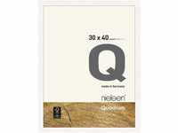 Nielsen Design Quadrum Holz-Bilderrahmen - deckend weiß - Rahmen: 32,2 x 42,2 cm -