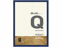 Nielsen Design Quadrum Holz-Bilderrahmen - blau - Rahmen: 32,2 x 42,2 cm - für