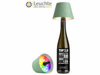 Sompex TOP 2.0 Akku-Flaschenleuchte - Lampenschirm für Bottles - olivgrün - Ø 12,5