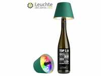 Sompex TOP 2.0 Akku-Flaschenleuchte - Lampenschirm für Bottles - grün - Ø 12,5 cm