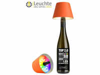 Sompex TOP 2.0 Akku-Flaschenleuchte - Lampenschirm für Bottles - orange - Ø 12,5 cm