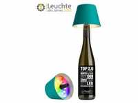 Sompex TOP 2.0 Akku-Flaschenleuchte - Lampenschirm für Bottles - türkis - Ø 12,5
