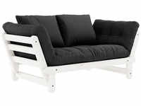 Karup Design BEAT Schlafsofa - white/dark grey - Sofa: 162x80x77 cm, Bett: 200x80x37
