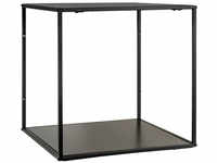 House Nordic Vita Wandregal - schwarzer Rahmen - schwarze Tischplatte - 36x36 cm -
