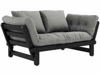 Karup Design BEAT Schlafsofa - black/grey - Sofa: 162x80x77 cm, Bett: 200x80x37 cm