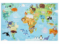 Obsession My Torino Kids Kinder- & Spielteppich - world map - 160x230 cm