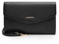 Lazarotti Bologna Leather Clutch Tasche Leder 23 cm black