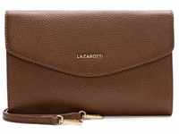 Lazarotti Bologna Leather Clutch Tasche Leder 23 cm brown