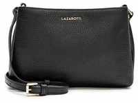 Lazarotti Bologna Leather Umhängetasche Leder 23 cm black