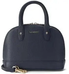 Lazarotti Bologna Leather Handtasche Crossbody Leder 24 cm grau