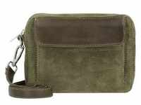 Cowboysbag Carlyle Umhängetasche Leder 20 cm army green-olive