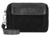 Cowboysbag Carlyle Umhängetasche Leder 20 cm black-black