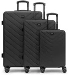 Redolz Essentials 07 3-SET 4 Rollen Kofferset 3-teilig grau