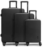 Redolz Essentials 09 3-SET 4 Rollen Kofferset 3-teilig schwarz