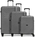 Redolz Essentials 05 3-SET 4 Rollen Kofferset 3-teilig grau