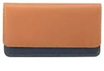 Mywalit Medium Matinee Wallet Geldb&ouml;rse Leder 17 cm braun