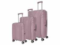 Travelite Elvaa 4-Rollen Kofferset 3tlg. rosé