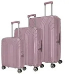 Travelite Elvaa 4-Rollen Kofferset 3tlg. rosa