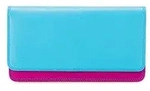 Mywalit Medium Matinee Wallet Geldb&ouml;rse Leder 17 cm blau