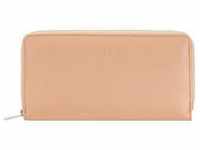 DuDu Geldbörse RFID Schutz Leder 20 cm puder rosa
