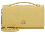 AIGNER Fashion Clutch Geldb&ouml;rse Leder 18.5 cm gelb