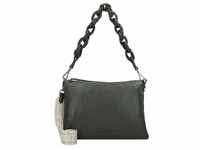 Harbour 2nd Just Pure Schultertasche Leder 35 cm forest green