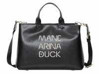 Mandarina Duck Lady Duck Handtasche Leder 35 cm black