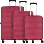 American Tourister Summer Hit 4 Rollen Kofferset 3-teilig pink