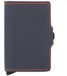 Secrid Twinwallet Matte Kreditkartenetui RFID Leder 6,5 cm blau