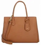 abro Adria Handtasche Leder 35 cm Laptopfach braun