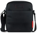 bugatti Clark Umh&auml;ngetasche Leder 18 cm schwarz