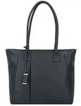 Picard Pure Schultertasche Leder 34 cm blau