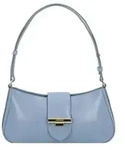 Lancaster Gelato Ily Schultertasche Leder 29 cm blau