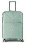 American Tourister Starvibe 4 Rollen Trolley 67 cm mit Dehnfalte gr&uuml;n