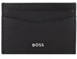 Boss New Crosstown Kreditkartenetui Leder 10 cm schwarz