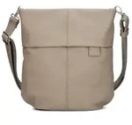 Zwei Mademoiselle.M Schultertasche 27 cm grau