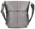 Zwei Mademoiselle.M Schultertasche 27 cm grau