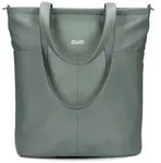 Zwei Mademoiselle.M Shopper Tasche 37 cm gr&uuml;n