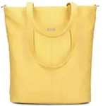 Zwei Mademoiselle.M Shopper Tasche 37 cm gelb
