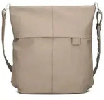 Zwei Mademoiselle.M Umh&auml;ngetasche 35 cm braun
