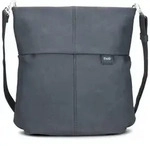 Zwei Mademoiselle.M Umh&auml;ngetasche 35 cm blau