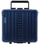 Aleon Diversty Beautycase 27 cm blau