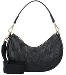 Lacoste Maheki Schultertasche Leder 24 cm schwarz