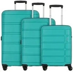 American Tourister Summer Splash 4 Rollen Kofferset 3-teilig gr&uuml;n