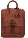 Harbour 2nd Urban Poets Handtasche Leder 23 cm Laptopfach braun