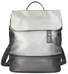 Zwei Jana Daypack 35 cm Laptopfach silberfarben