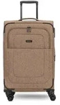Redolz Essentials 12 MEDIUM 4-Rollen Trolley 67 cm mit Dehnfalte braun