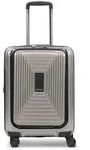 Redolz Essentials 14 4 Rollen Kabinentrolley S 55 cm Laptopfach mit Dehnfalte grau